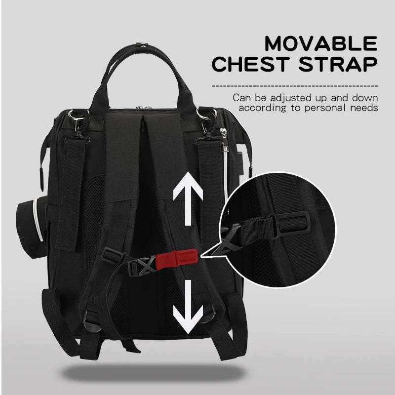 Stay Stylishly Prepared: Mommy Baby Diaper Bag Backpack with Changing Station – Your Ultimate Parenting Companion