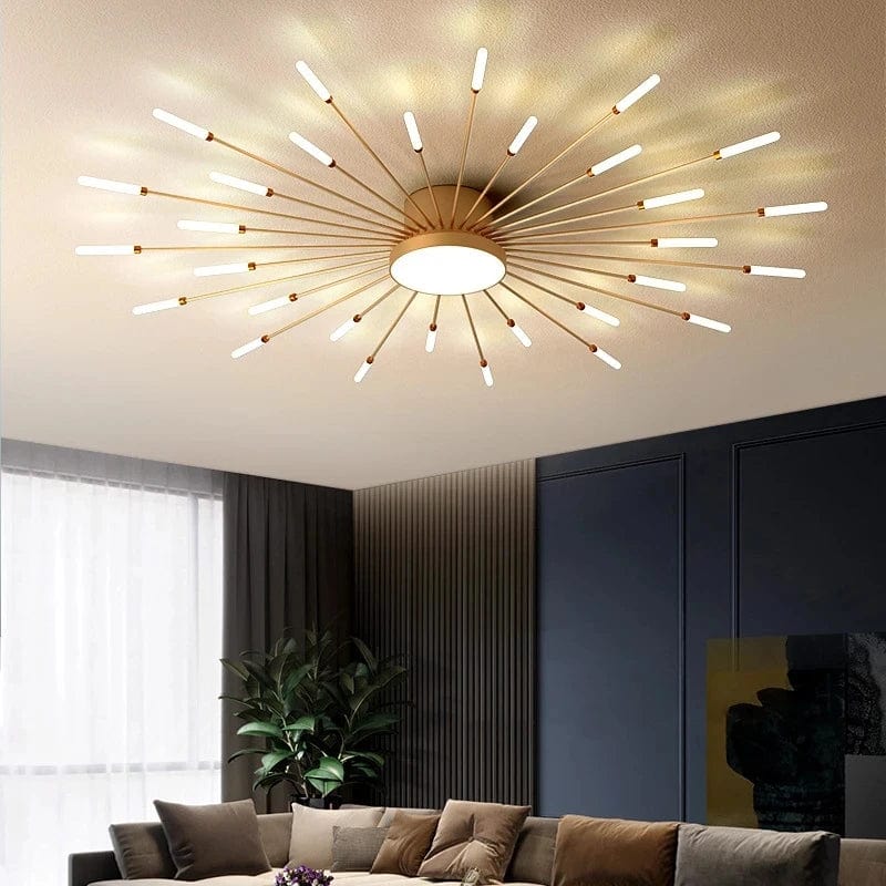 Modern Fireworks Led Ceiling Chandelier Lamp Indoor Lighting For Living Room Bedroom Home Decoration Kitchen Dining Table Light