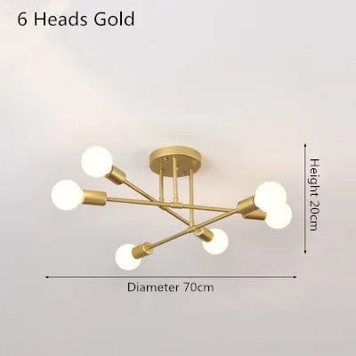 Nordic Ceiling Lamp for Modern Living, Dining, and Bedrooms – Add a Touch of Magic to Your Space