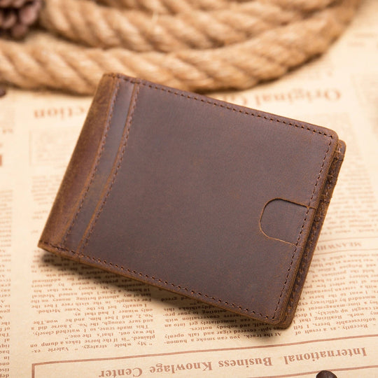 Streamlined Sophistication: Slim Bifold Men's Wallet by Marrant with Money Clip and Card Holder