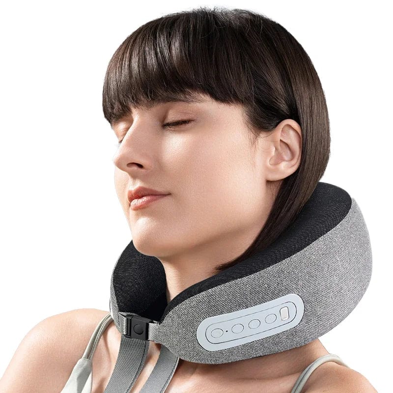 Relaxation on the Move: 3000mAh U Shape Massage Pillow - Your Solution for Neck Pain