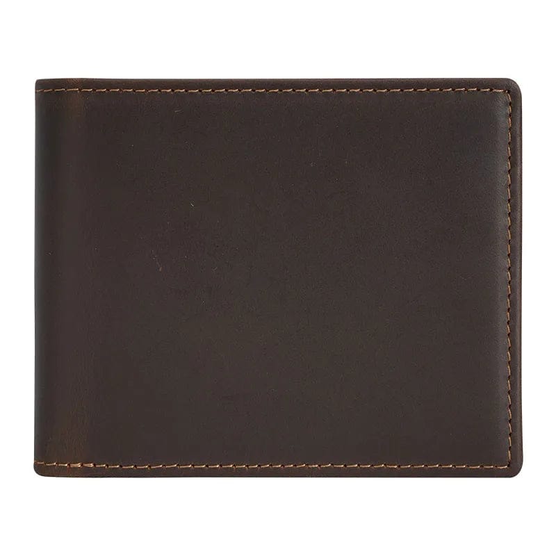 Modern Security, Classic Appeal: Genuine Leather Bifold Wallet for the Fashion-Forward Man