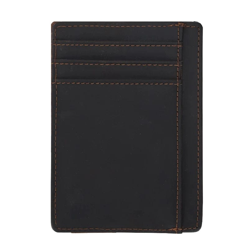 Modern Minimalism: RFID Front Pocket Wallet - Genuine Leather for the Modern Man