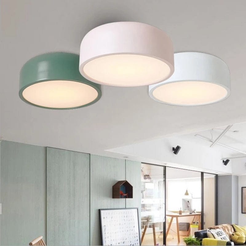 Contemporary Illumination: LED E27 Round Suspended Ceiling Lightings Fixture for Office and Home.