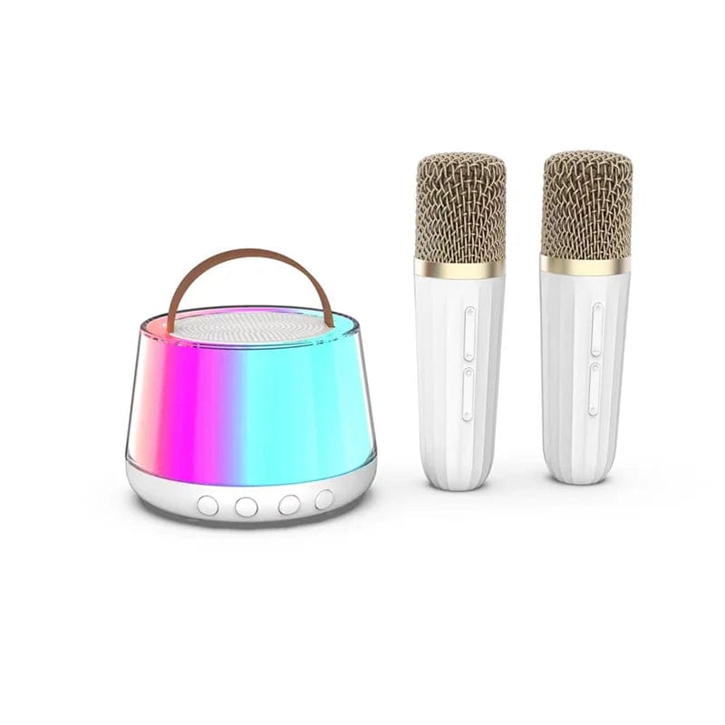 Portable Karaoke Speakers with Microphone, BT Wireless Audio Equipment