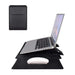 PU Leather Sleeve Case For Laptop Leather Stand Cover Portable Notebook Protector Bag