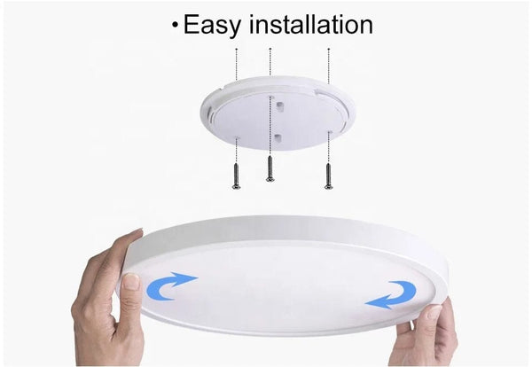 Modern Minimalism Meets Smart Technology - 24W-48W Smart Home Ceiling Lights for Indoor Residential Spaces