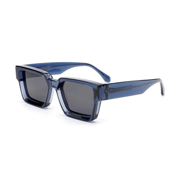 Funky Square Luxury Sunglasses with Thick Acetate Frame - Fashion-forward Eyewear