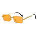 Fashionable Vintage Rimless Sunglasses with Bling Rhinestone Diamond Accents for Trendy Men and Women