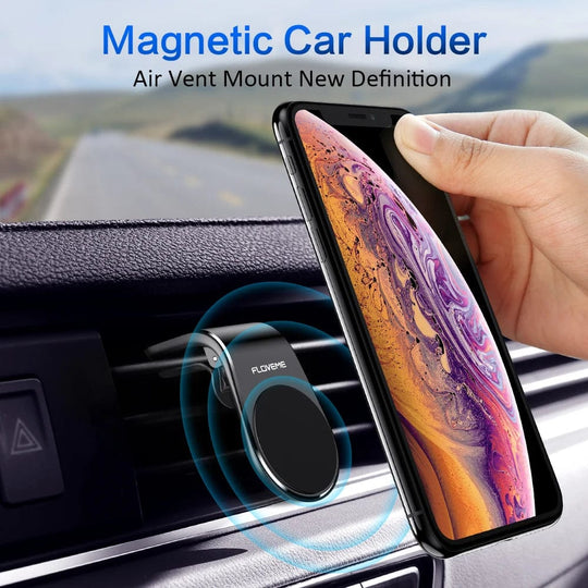 Hands-Free Driving: Car Air Vent Clip Support for Magnetic Mobile Phone Mount