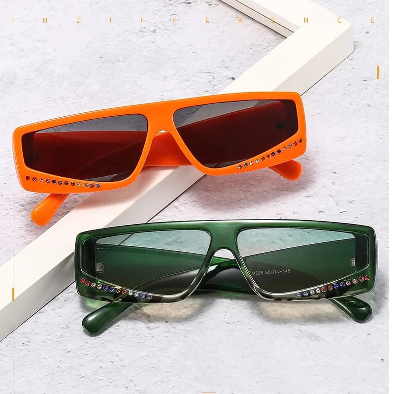 Finewell Small Frame Sunglasses: Unisex Korean Fashion Eyewear for Sun Protection