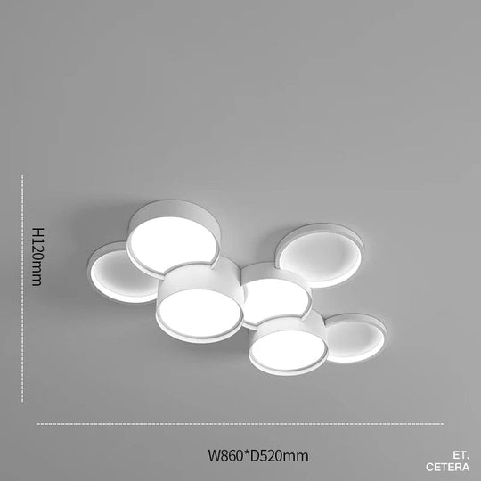 Simplicity in Style: Bedroom Ceiling Light - Round Combination LED Lamp for Modern Home Decor