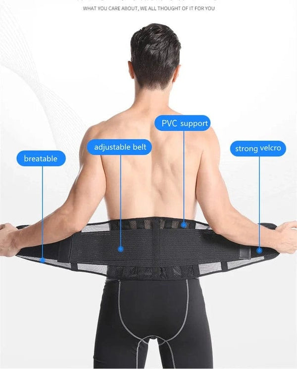 Breathe Easy, Move Freely: Lumbar Back Support with Adjustable Elasticity for All