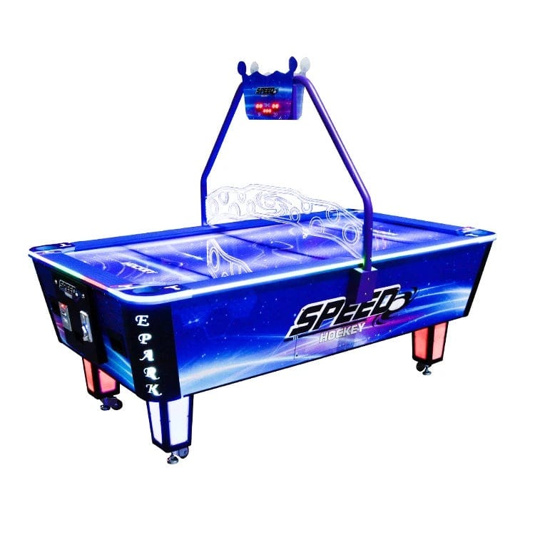 Coin-Operated Competition: Large Double Game Machine for Ultimate Air Hockey Thrills