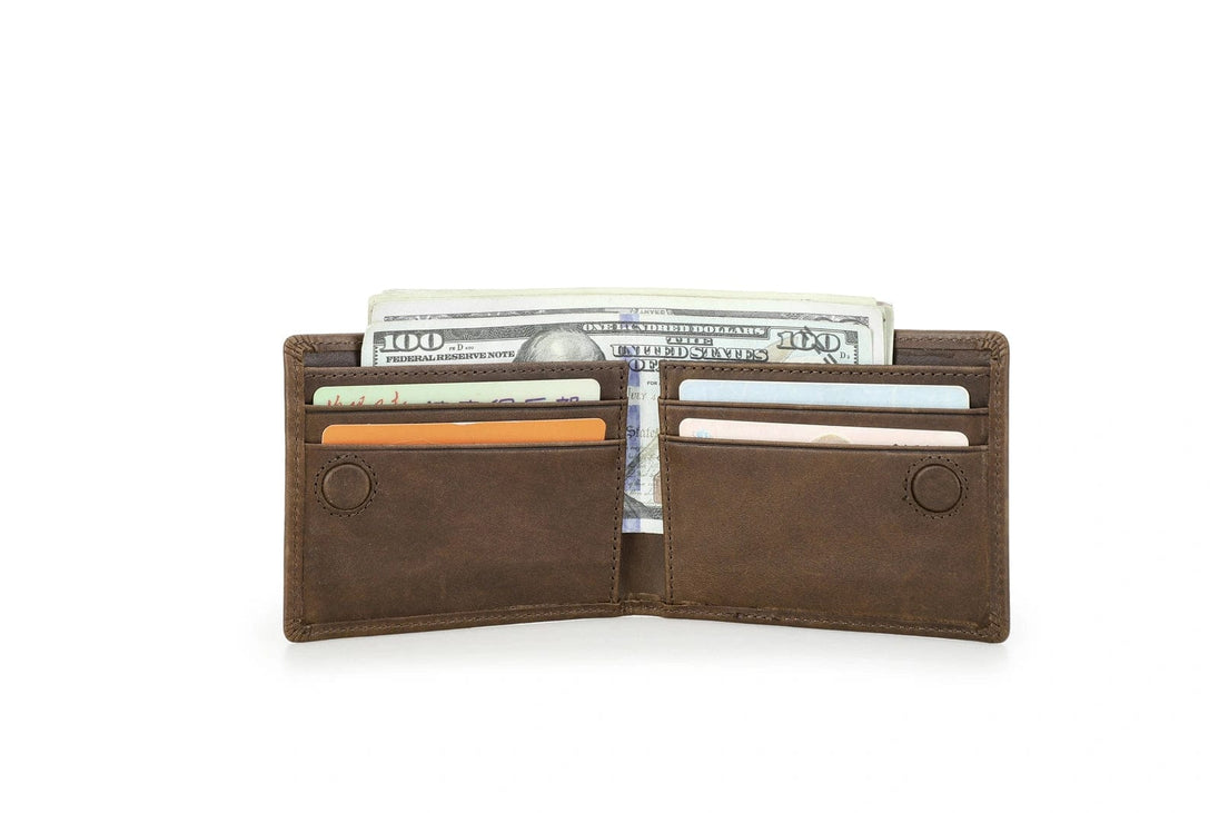 Streamlined Simplicity: Minimalist Wallet for Men with RFID Protection and Magnet Closure