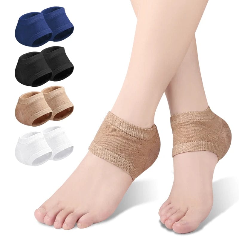 Heel Moisturizing Socks Open Toe Socks Cracked Gel Foot Toeless Heel Repair Heel Socks for Women Dry Hard Cracked Feet