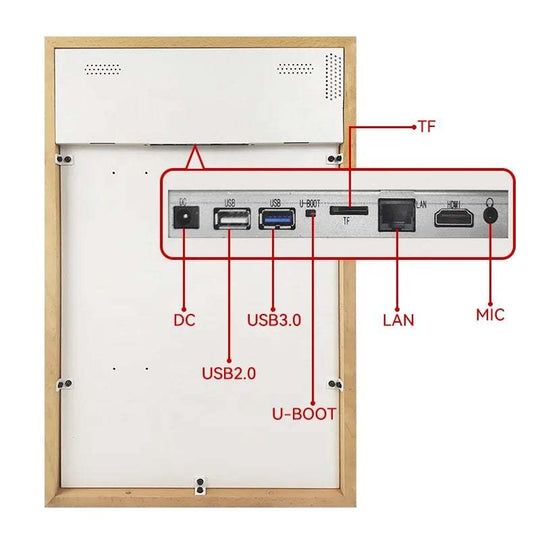 Interactive Memories: Hanging Digital Frame with Touch Function - Usingwin's Modern LCD Display