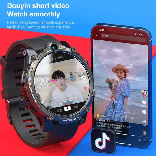 Stay Connected and Capture Memories with the 2GB 16GB Smart Watch with WiFi and 4G Support