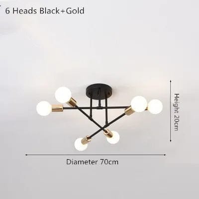 Nordic Ceiling Lamp for Modern Living, Dining, and Bedrooms – Add a Touch of Magic to Your Space