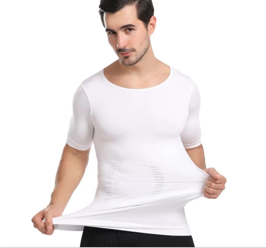 Define Your Confidence: High-Quality Men's Body Shaper Compression T-Shirt