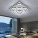 Dine in Elegance: Crystal LED Ceiling Lamp - Modern Dining Room Lighting for a Glamorous Experience