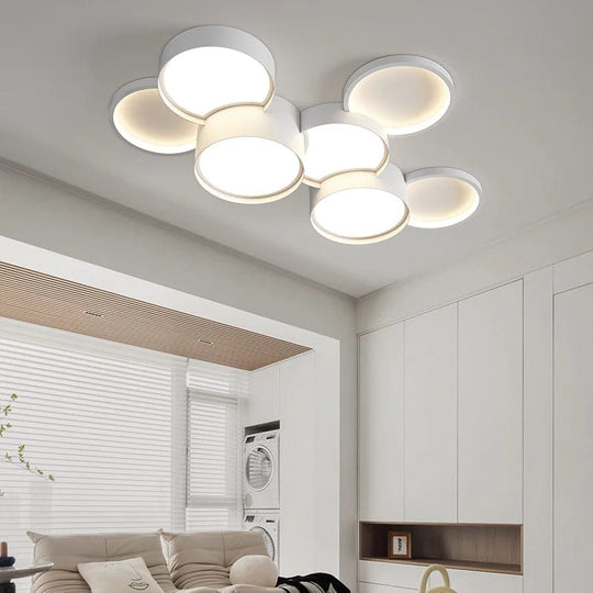 Simplicity in Style: Bedroom Ceiling Light - Round Combination LED Lamp for Modern Home Decor