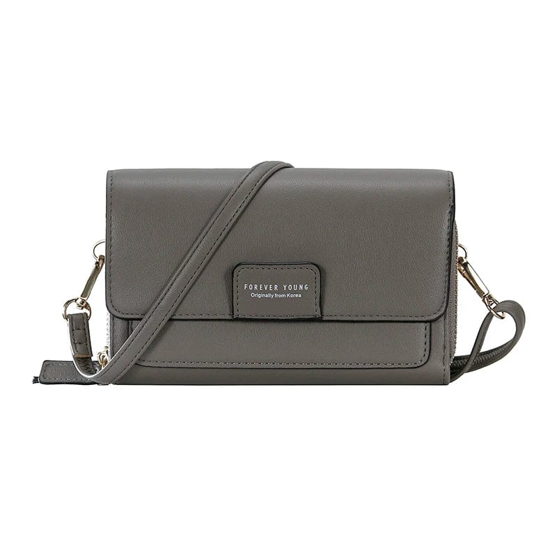 Effortless Elegance: Korean Simple Shoulder Bag for Daily Travel in PU Leather