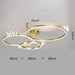 Elegant Illumination: Acrylic and Gold Modern LED Chandelier - Decorative Ceiling Pendant Lights for a Stylish Home