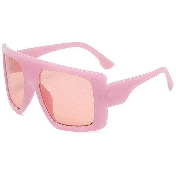 Retro Square UV400 Luxury Sunglasses - Oversized Shades with Side Shields for Sun Protection