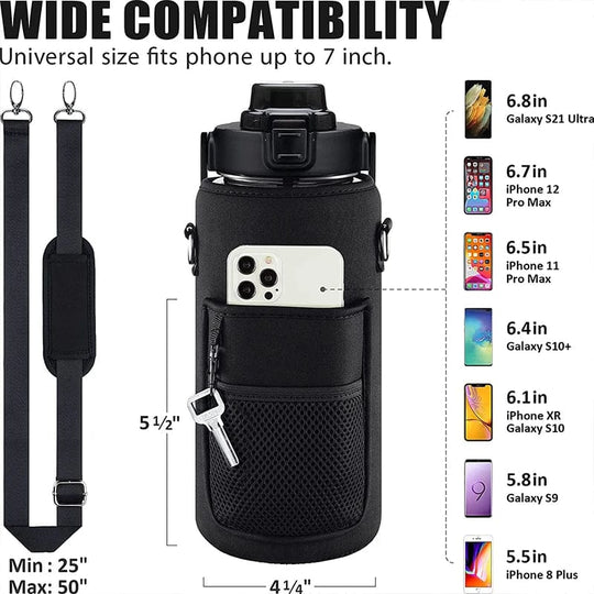 Hot Selling Optimal Hydration: 2L Water Bottle Carrier Bag for Vacuum Insulated Bottles