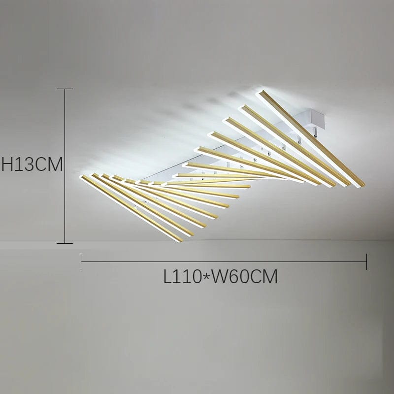 Innovative Elegance: Keyboard-Inspired LED Ceiling Lights - Nordic Designer Fixture for Modern Living Spaces