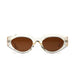 Candy Color Square Sunglasses: Small Triangle Frames with Fashion Leopard Print - Stylish Eye Cat Sun Shades for Ladies