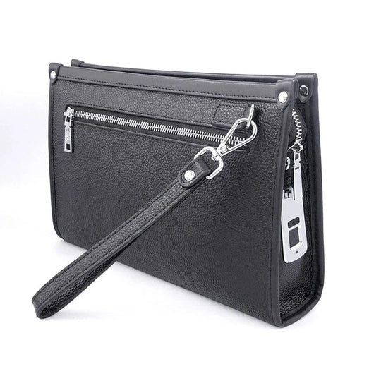 Fingerprint Lock Private Label Men's Vintage Clutch Bag