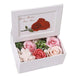 Elegance Unveiled: Soap Flower Gift Box with Carry Bag - Perfect for Valentine's Day Gifts.