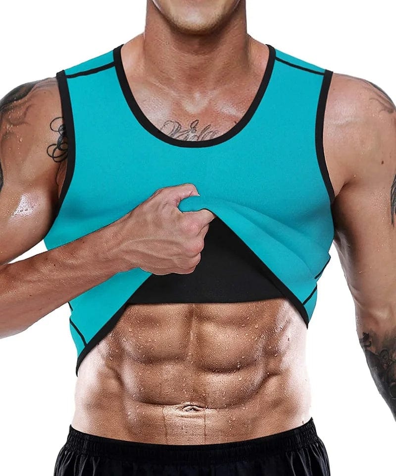 Define Your Form: High-Quality Men's Slimmer Saunasuits Shapewear Compression Top