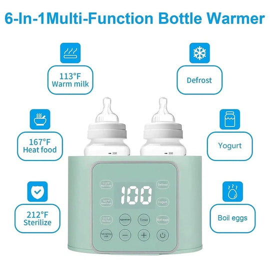 Digital Rechargeable Baby Bottle Warmer Milk: USB Portable Travel Bottle