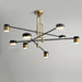 Understated Elegance: High-Quality Simple Modern LED Chandelier - Smooth Design for Living and Dining Rooms