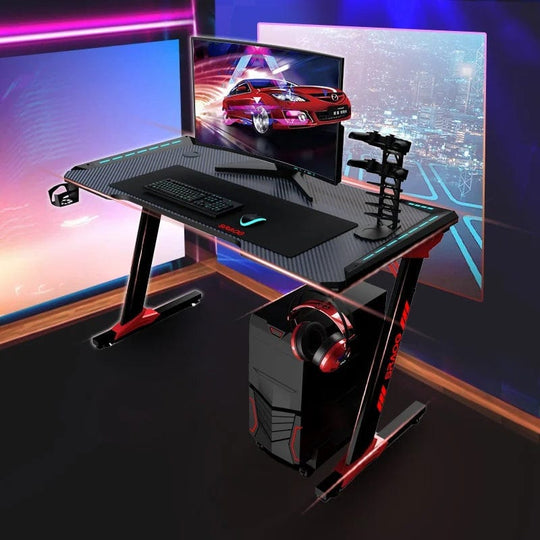 Illuminate Your Victory: Explore the Non-Toxic LED Gaming Brilliance of Our High-Quality PC Computer Desk