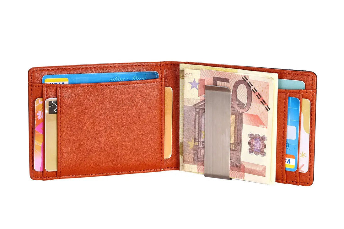 Promote with Purpose: Business Leather Wallet with RFID Block - The Gift of Security and Style.