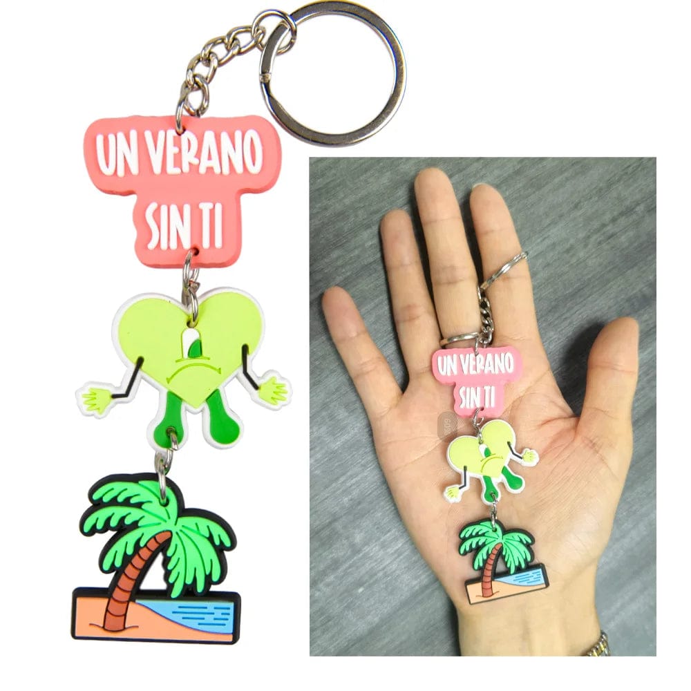 Promote with Style: 3D Soft PVC Rubber Keychains - Featuring Bad Bunny