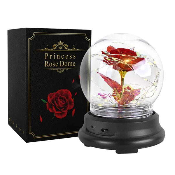 Forever in Bloom: Home Decor Valentine Rose Lamp Gift - LED Light String Perfection