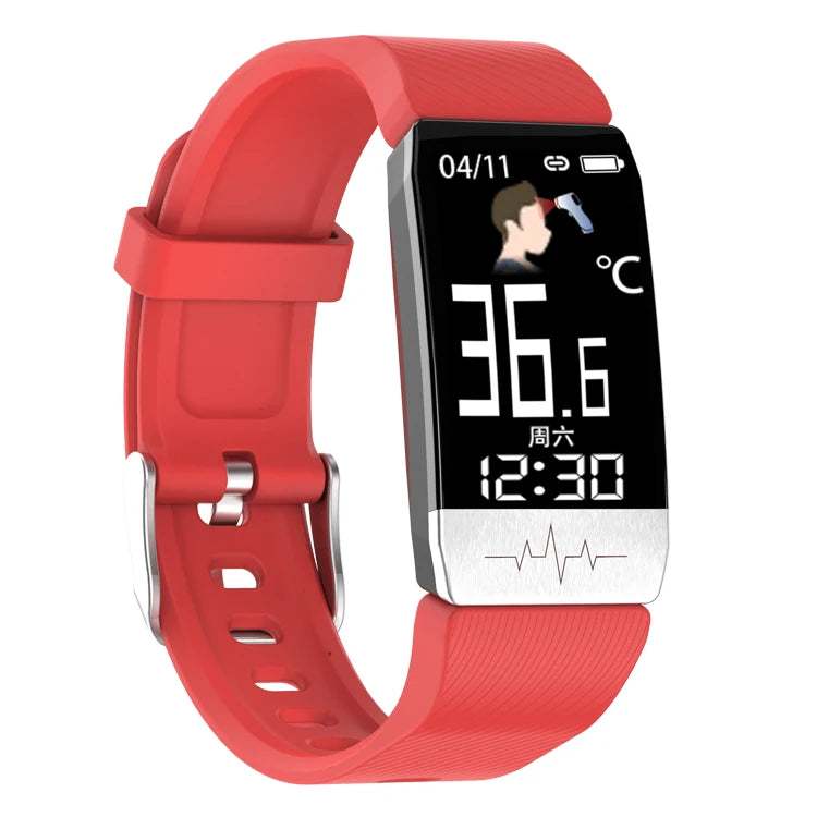 Temperature Sport Smartwatch with Heart Rate Monitor - Android Health Care Watch