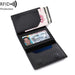 Secure Style: RFID PU Leather Pop-Up Wallet with Airtag Slot – The Modern Man's Essential