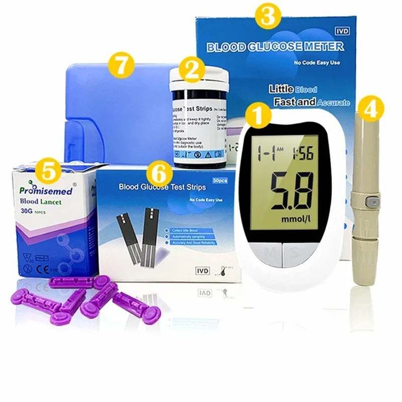 Smart Diabetes Management: Multifunctional Blood Glucose Monitor Meter with Large Screen