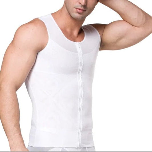 Men's Tummy Control Shapewear Vest | Body Shaping Compression