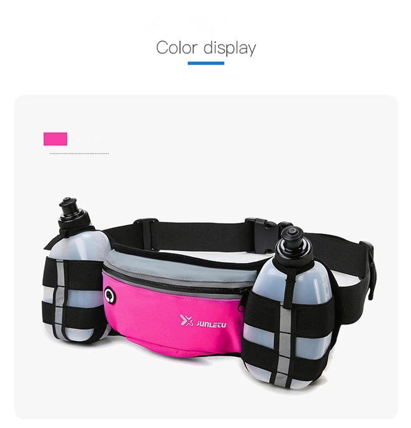 Stay Hydrated and Hands-Free: Fully Adjustable Runner's Waist Bag with Multifunctional Design