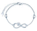 Lucky Charm Silver 925 Four Leaf Clover Bracelet