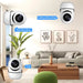 FHD 1080P WiFi Pet/Baby Monitoring Camera: Smart Tracking IP Surveillance