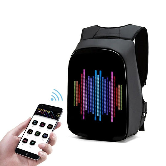 Mobile Advertising on Wheels: Crelander LED Motorcycle Backpack - Unleash Your Creativity