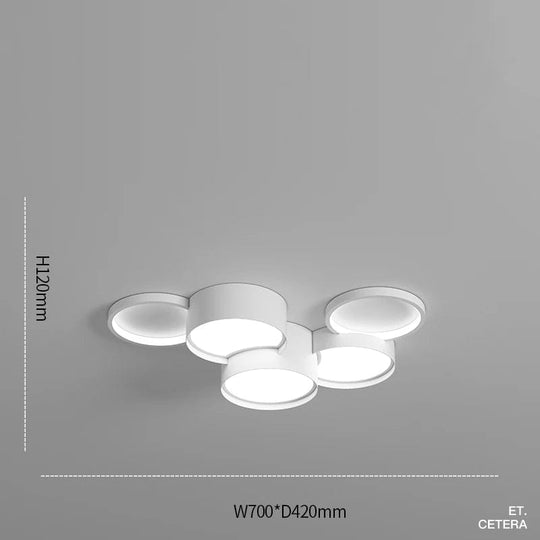 Simplicity in Style: Bedroom Ceiling Light - Round Combination LED Lamp for Modern Home Decor